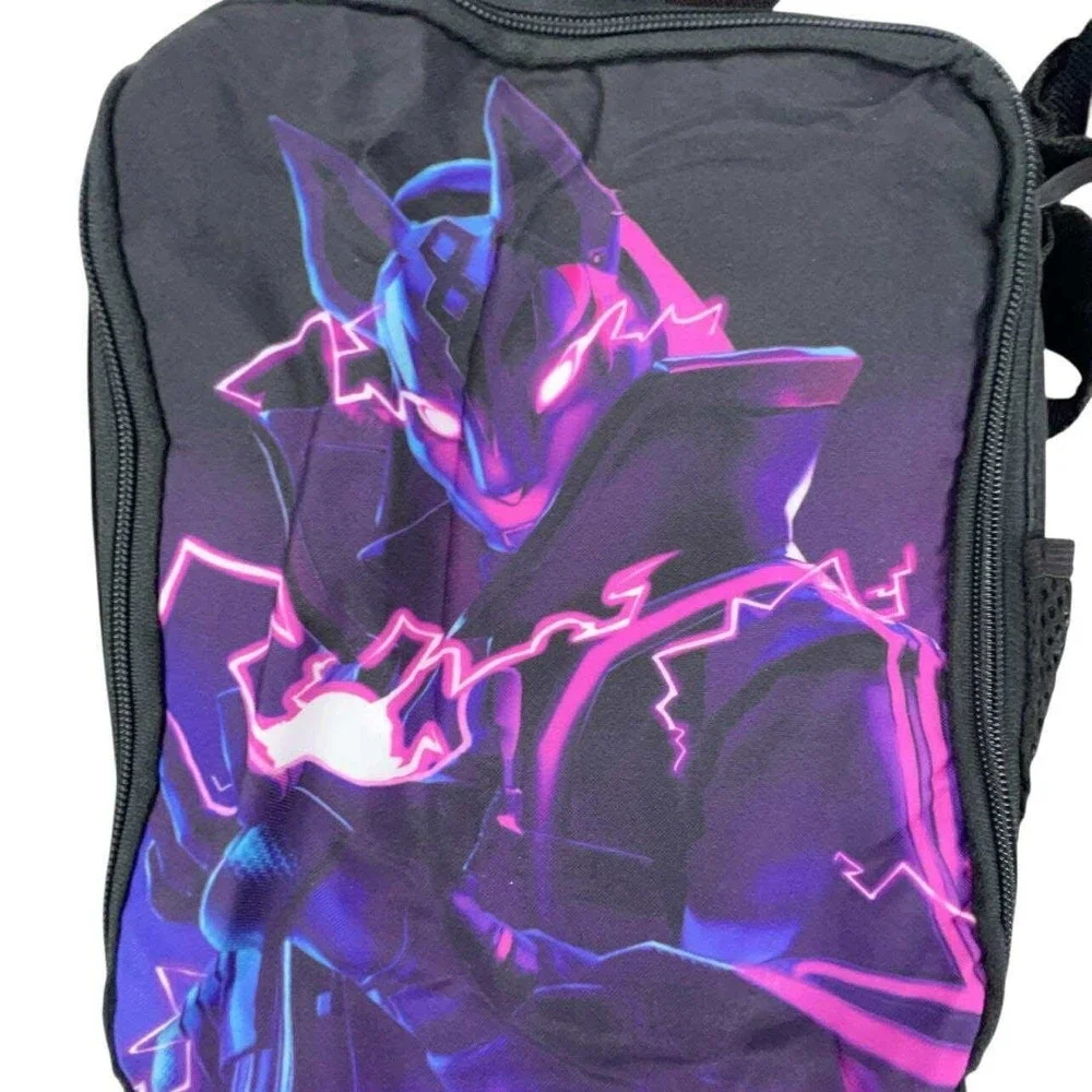 Fortnite Drift‎ Lunch Box Insulated Cooler Bag Black Gaming Graphic NEW